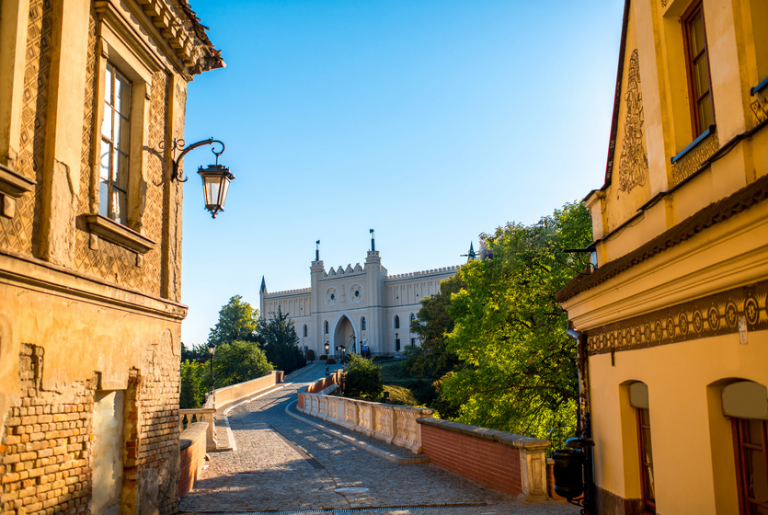 Castle Street in Lublin